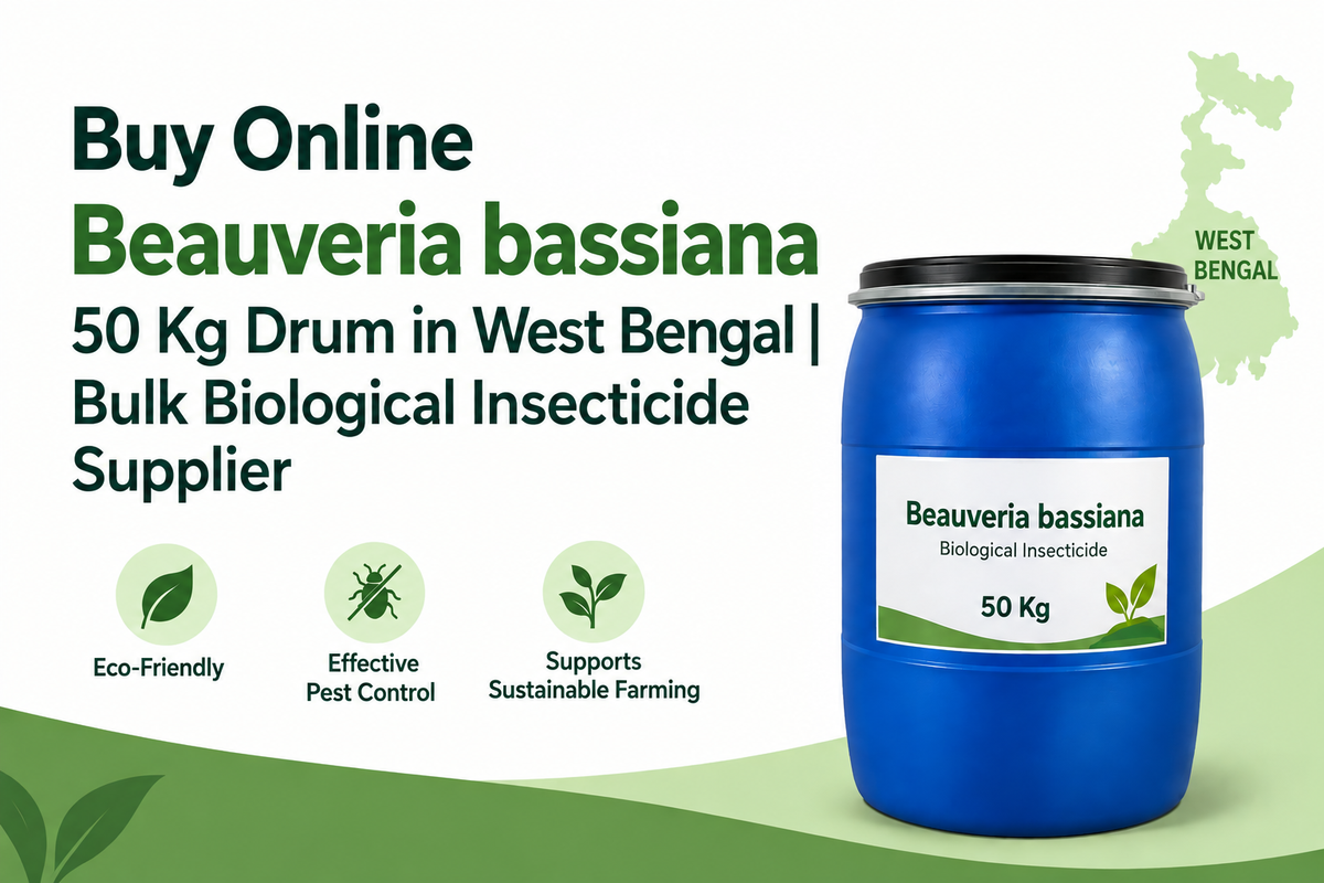 Buy Online Beauveria bassiana 50 Kg Drum in West Bengal | Bulk Biological Insecticide Supplier
