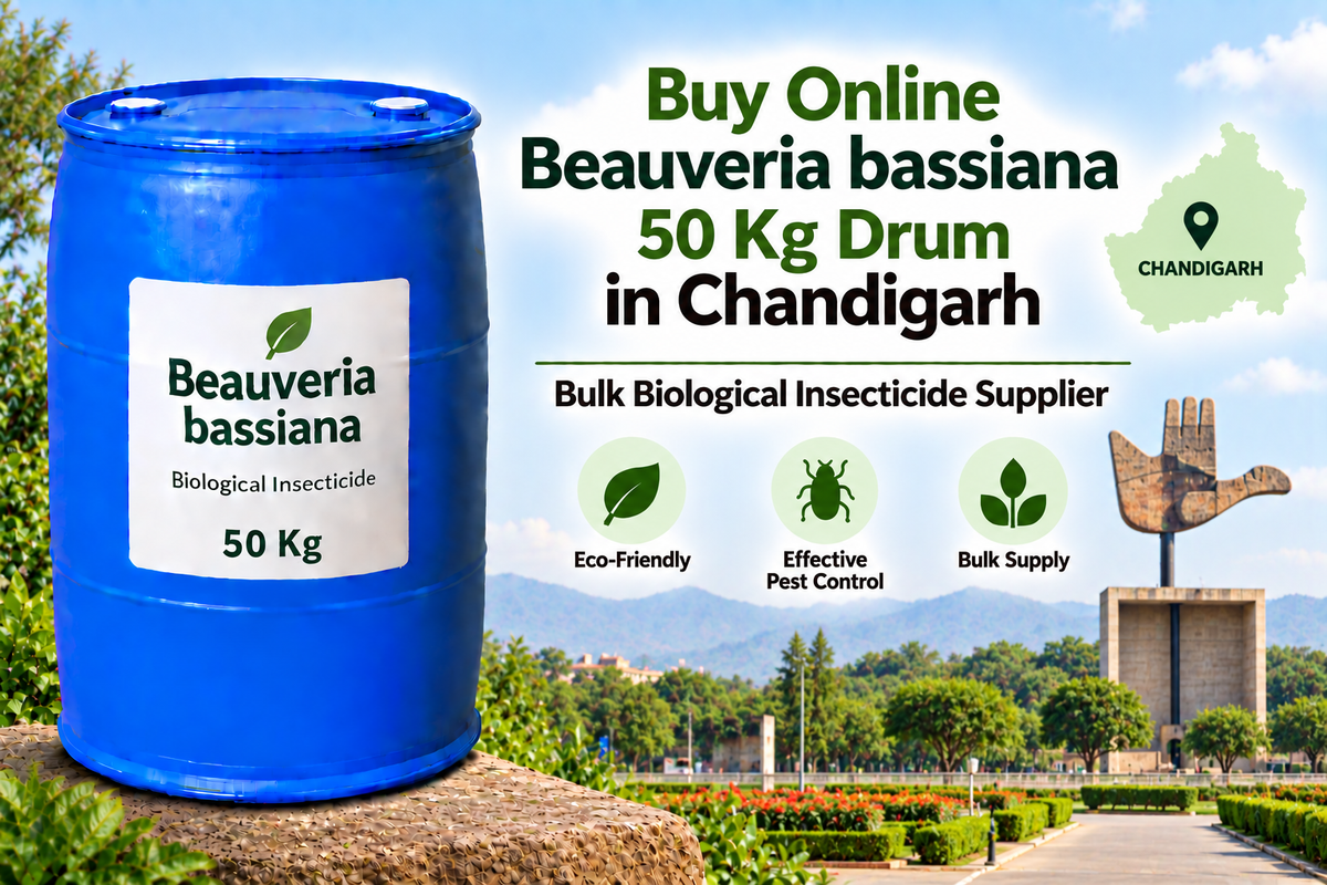 Buy Online Beauveria bassiana 50 Kg Drum in Chandigarh | Bulk Biological Insecticide Supplier