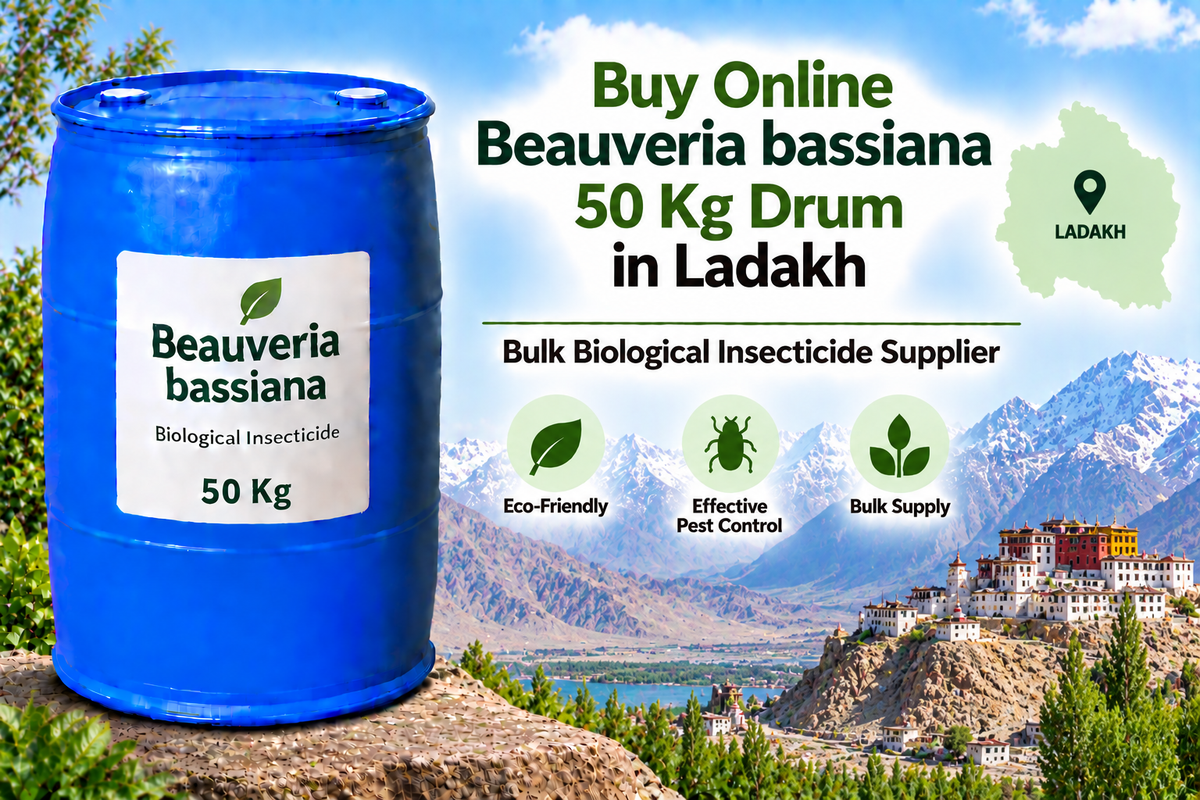 Buy Online Beauveria bassiana 50 Kg Drum in Ladakh | Bulk Biological Insecticide Supplier