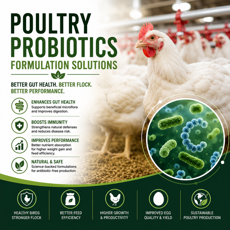 Poultry Probiotics formulation solutions