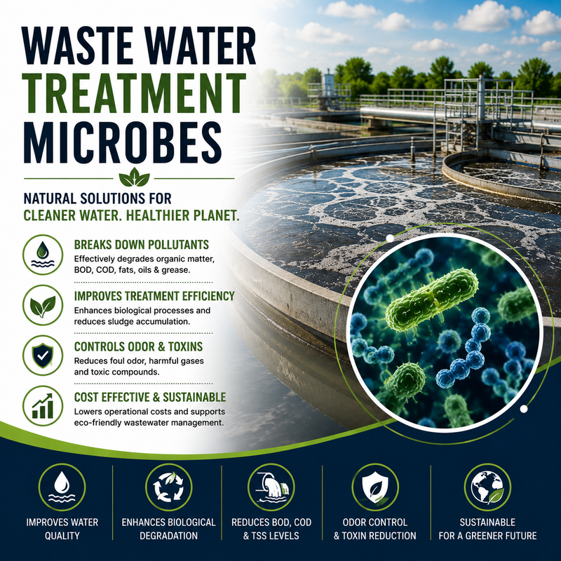 Waste water treatment Microbes