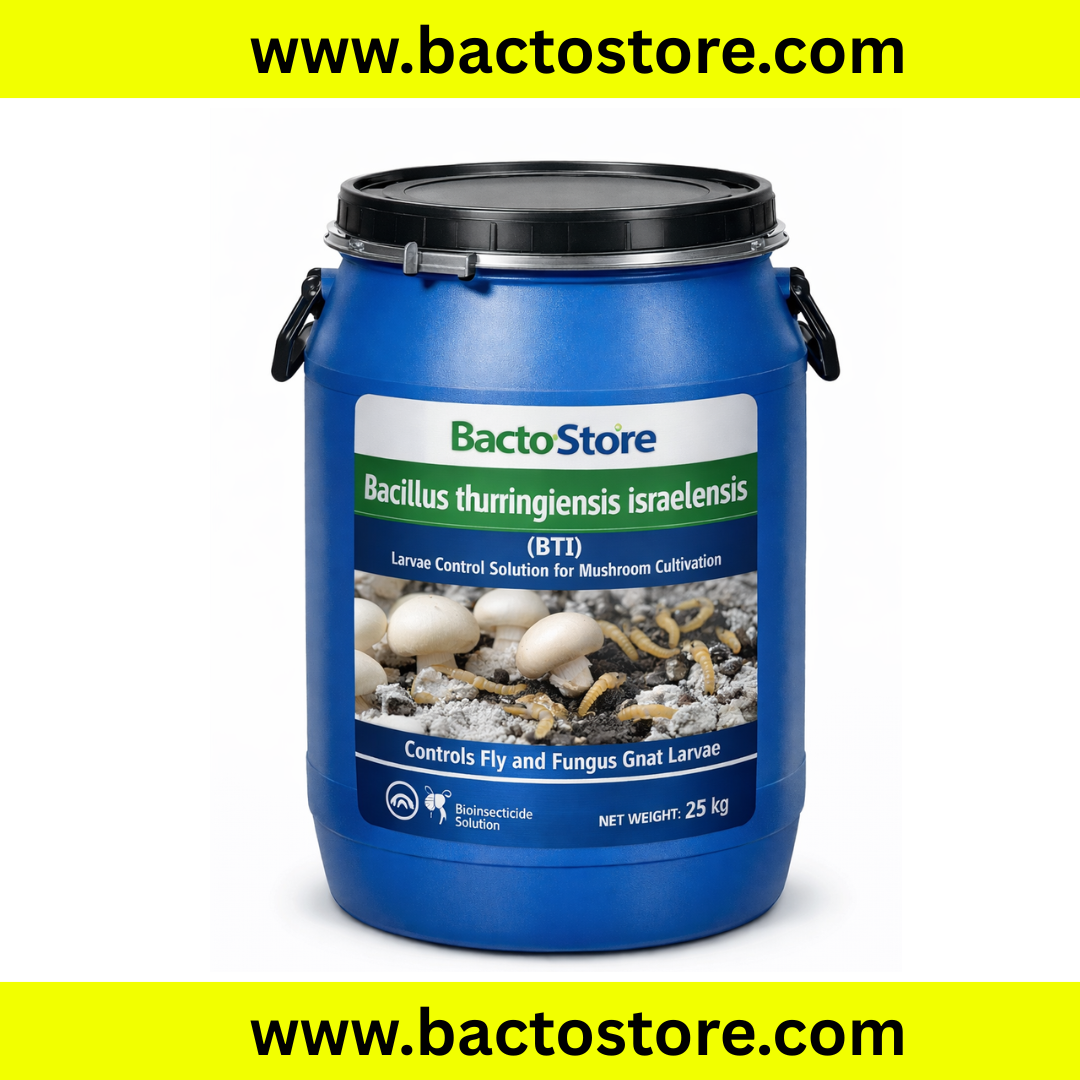 Bacillus thuringiensis israelensis wettable powder for Button Mushrooms